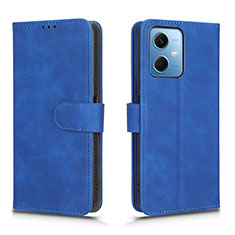 Custodia Portafoglio In Pelle Cover con Supporto L01Z per Xiaomi Poco X5 5G Blu