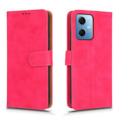 Custodia Portafoglio In Pelle Cover con Supporto L01Z per Xiaomi Poco X5 5G Rosa Caldo
