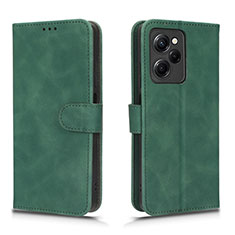 Custodia Portafoglio In Pelle Cover con Supporto L01Z per Xiaomi Poco X5 Pro 5G Verde