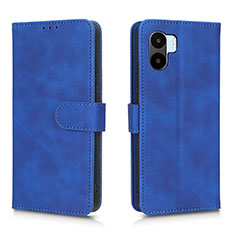 Custodia Portafoglio In Pelle Cover con Supporto L01Z per Xiaomi Redmi A2 Blu