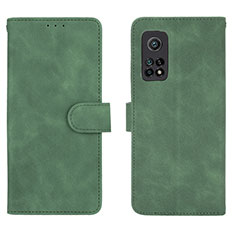 Custodia Portafoglio In Pelle Cover con Supporto L01Z per Xiaomi Redmi K30S 5G Verde