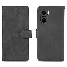 Custodia Portafoglio In Pelle Cover con Supporto L01Z per Xiaomi Redmi K40 5G Nero