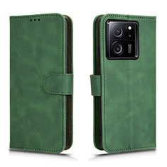 Custodia Portafoglio In Pelle Cover con Supporto L01Z per Xiaomi Redmi K60 Ultra 5G Verde