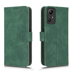 Custodia Portafoglio In Pelle Cover con Supporto L01Z per Xiaomi Redmi Note 12S Verde