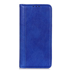 Custodia Portafoglio In Pelle Cover con Supporto L02 per Oppo A33 Blu