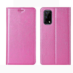 Custodia Portafoglio In Pelle Cover con Supporto L02 per Realme Narzo 30 Pro 5G Rosa