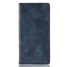 Custodia Portafoglio In Pelle Cover con Supporto L02 per Samsung Galaxy M30s Blu