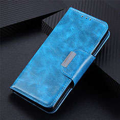 Custodia Portafoglio In Pelle Cover con Supporto L02 per Xiaomi Mi 10i 5G Cielo Blu