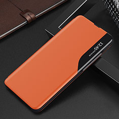 Custodia Portafoglio In Pelle Cover con Supporto L02 per Xiaomi Mi 12S 5G Arancione