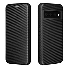 Custodia Portafoglio In Pelle Cover con Supporto L02Z per Google Pixel 6 Pro 5G Nero