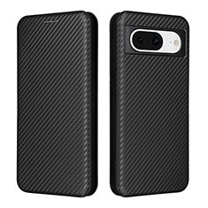 Custodia Portafoglio In Pelle Cover con Supporto L02Z per Google Pixel 8 5G Nero