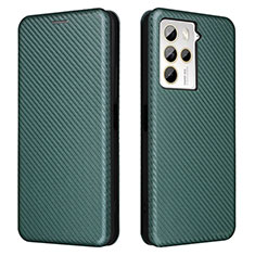 Custodia Portafoglio In Pelle Cover con Supporto L02Z per HTC U23 Pro 5G Verde