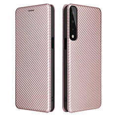 Custodia Portafoglio In Pelle Cover con Supporto L02Z per LG Stylo 7 Oro Rosa