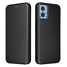 Custodia Portafoglio In Pelle Cover con Supporto L02Z per Motorola Moto E22i Nero