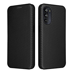 Custodia Portafoglio In Pelle Cover con Supporto L02Z per Motorola Moto Edge (2022) 5G Nero