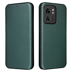 Custodia Portafoglio In Pelle Cover con Supporto L02Z per Motorola Moto Edge (2023) 5G Verde