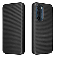 Custodia Portafoglio In Pelle Cover con Supporto L02Z per Motorola Moto Edge 30 Pro 5G Nero