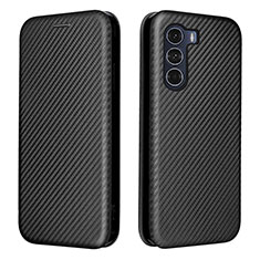 Custodia Portafoglio In Pelle Cover con Supporto L02Z per Motorola Moto Edge S30 5G Nero