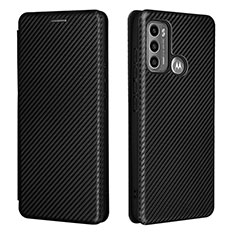 Custodia Portafoglio In Pelle Cover con Supporto L02Z per Motorola Moto G60 Nero