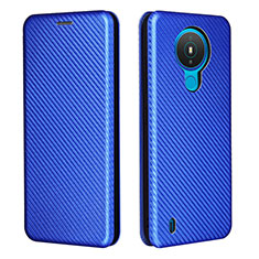 Custodia Portafoglio In Pelle Cover con Supporto L02Z per Nokia 1.4 Blu