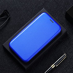 Custodia Portafoglio In Pelle Cover con Supporto L02Z per OnePlus 9RT 5G Blu