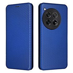 Custodia Portafoglio In Pelle Cover con Supporto L02Z per OnePlus Ace 3 5G Blu