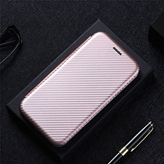 Custodia Portafoglio In Pelle Cover con Supporto L02Z per OnePlus Nord 2T 5G Oro Rosa