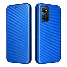 Custodia Portafoglio In Pelle Cover con Supporto L02Z per Oppo K10 4G Blu