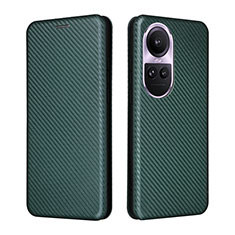 Custodia Portafoglio In Pelle Cover con Supporto L02Z per Oppo Reno10 Pro 5G Blu