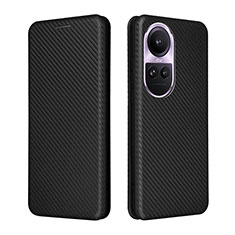 Custodia Portafoglio In Pelle Cover con Supporto L02Z per Oppo Reno10 Pro 5G Nero