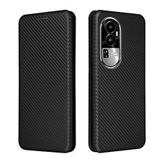 Custodia Portafoglio In Pelle Cover con Supporto L02Z per Oppo Reno10 Pro+ Plus 5G Nero