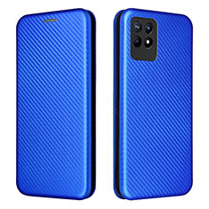 Custodia Portafoglio In Pelle Cover con Supporto L02Z per Realme 8i Blu