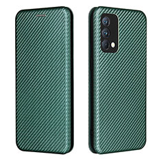 Custodia Portafoglio In Pelle Cover con Supporto L02Z per Realme GT Master 5G Verde