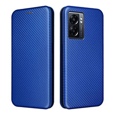 Custodia Portafoglio In Pelle Cover con Supporto L02Z per Realme Q5i 5G Blu