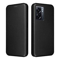 Custodia Portafoglio In Pelle Cover con Supporto L02Z per Realme Q5i 5G Nero