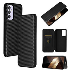 Custodia Portafoglio In Pelle Cover con Supporto L02Z per Samsung Galaxy A15 4G Nero