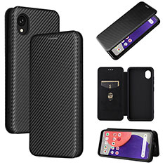 Custodia Portafoglio In Pelle Cover con Supporto L02Z per Samsung Galaxy A22 5G SC-56B Nero