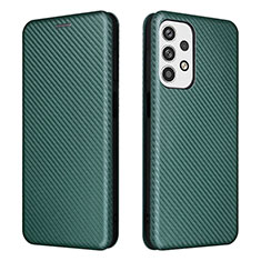 Custodia Portafoglio In Pelle Cover con Supporto L02Z per Samsung Galaxy A23 4G Verde