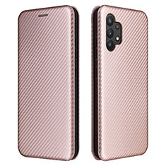 Custodia Portafoglio In Pelle Cover con Supporto L02Z per Samsung Galaxy A32 5G Oro Rosa