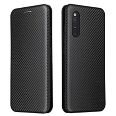 Custodia Portafoglio In Pelle Cover con Supporto L02Z per Samsung Galaxy A41 SC-41A Nero