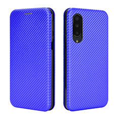 Custodia Portafoglio In Pelle Cover con Supporto L02Z per Sharp Aquos Zero5G basic Blu