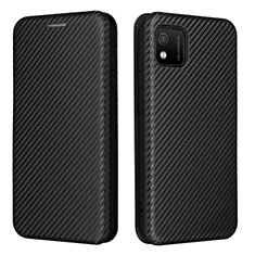 Custodia Portafoglio In Pelle Cover con Supporto L02Z per Wiko Y52 Nero