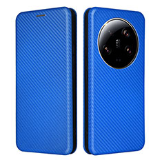 Custodia Portafoglio In Pelle Cover con Supporto L02Z per Xiaomi Mi 13 Ultra 5G Blu