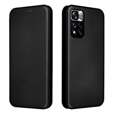 Custodia Portafoglio In Pelle Cover con Supporto L02Z per Xiaomi Poco M4 Pro 5G Nero