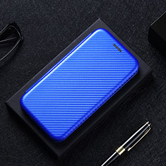 Custodia Portafoglio In Pelle Cover con Supporto L02Z per Xiaomi Poco X3 NFC Blu