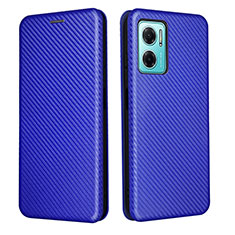 Custodia Portafoglio In Pelle Cover con Supporto L02Z per Xiaomi Redmi 10 5G Blu