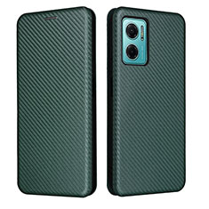 Custodia Portafoglio In Pelle Cover con Supporto L02Z per Xiaomi Redmi 11 Prime 5G Verde