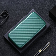 Custodia Portafoglio In Pelle Cover con Supporto L02Z per Xiaomi Redmi Note 11 Pro+ Plus 5G Verde