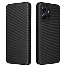 Custodia Portafoglio In Pelle Cover con Supporto L02Z per Xiaomi Redmi Note 12 4G Nero