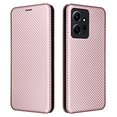 Custodia Portafoglio In Pelle Cover con Supporto L02Z per Xiaomi Redmi Note 12 4G Oro Rosa